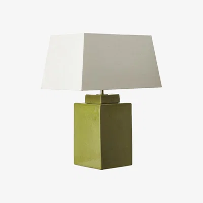 OKA OKA, Naoshima Table Lamp - Lime, Table Lamps, Ceramic