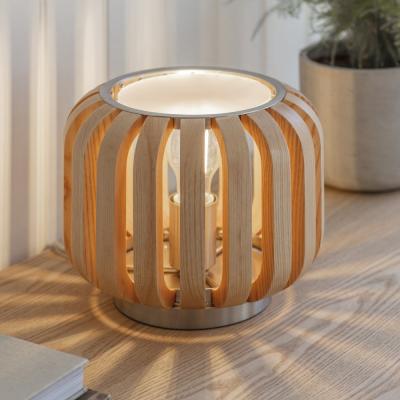 Olivia's Garden Trading Kingston Table Lamp in Ash
