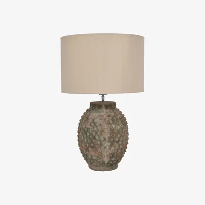 Olivia's Libra Interiors Remus Terracotta Table Lamp With Shade | Outlet