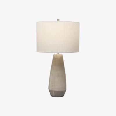 Olivia's Uttermost Volterra Taupe-Gray Table Lamp