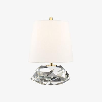 Olivia's Hudson Valley Lighting Henley Crystal 1 Light Small Table Lamp