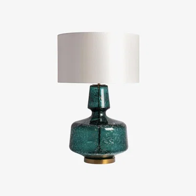 Olivia's Heathfield & Co Adora Teal Table Lamp