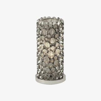 Olivia's Libra Midnight Mayfair Collection - Venus Tube Table Lamp Nickel | Outlet