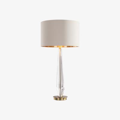 Olivia's RV Astley Clairvaux Table Lamp Antique Brass And Clear Crystal