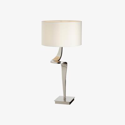 Olivia's RV Astley Enzo Nickel Table Lamp / Left