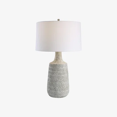 Olivia's Uttermost Scouts White Table Lamp