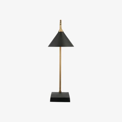 Olivia's Olivia's Netty Table Lamp in Matt Black and Antiuqe Brass