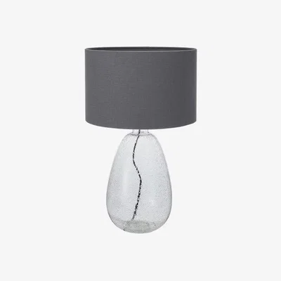 Olivia's Olivia's Kirsty Organic Shape Tall Clear Bubble Glass Table Lamp
