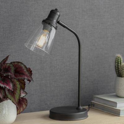 Olivia's Garden Trading Hoxton Dome Table Lamp in Antique Bronze