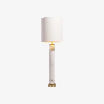 Olivia's RV Astley Darick Table Lamp White Marble