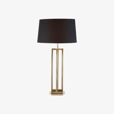 Olivia's Olivia's Skylar Table Lamp Rectangular Gold / Gold / Rectangle