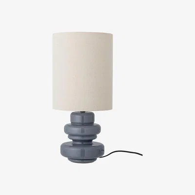 Olivia's Bloomingville Fabiola Table lamp in Blue Glass