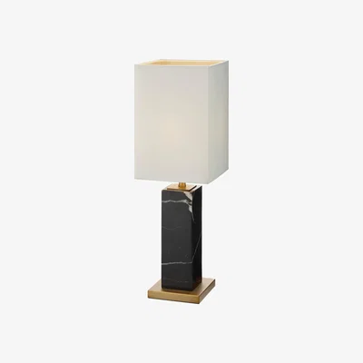 Olivia's RV Astley Micaela Marble Table Lamp Black
