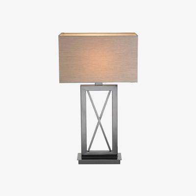 Olivia's RV Astley Cross Table Lamp Black Nickel