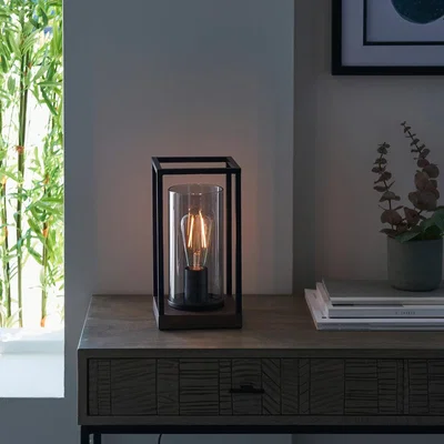 Olivia's Olivia's Clara Table Lamp in Black & Bronze