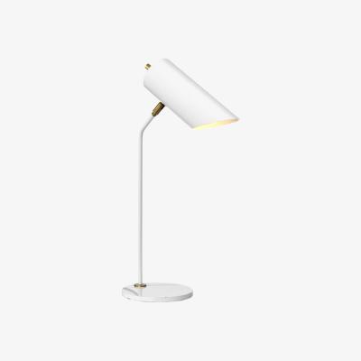 Olivia's Elstead Quinto 1 Light Table Lamp White Aged Brass