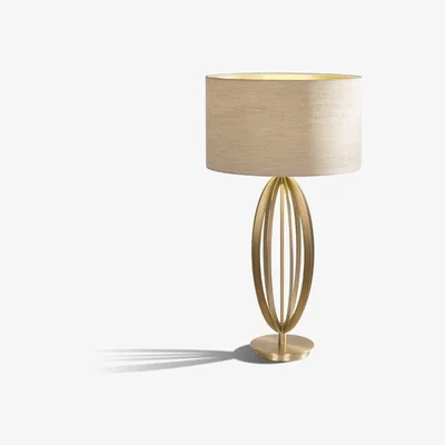 Olivia's RV Astley Olive Table Lamp In Antique Brass Finish