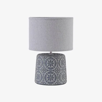 Olivia's Libra Vedder Concrete Lamp Grey