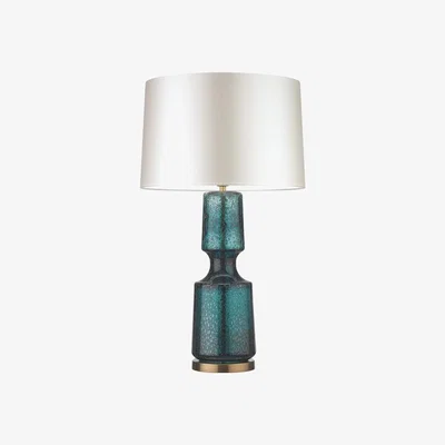 Olivia's Heathfield & Co Antero Teal Table Lamp