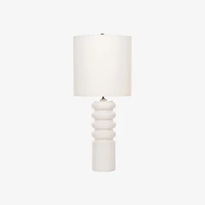 Olivia's Elstead Contour 1 Table Lamp Light White