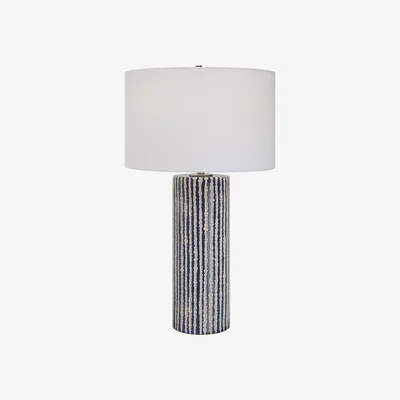 Olivia's Uttermost Havana Blue Table Lamp