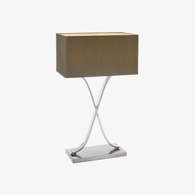 Olivia's RV Astley Byton Table Lamp Tall Nickel