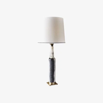 Olivia's Uttermost Black Label Statuesque Table Lamp - Panda Marble