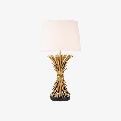 Olivia's Eichholtz Bonheur Table Lamp Antique Gold Finish inc Shade