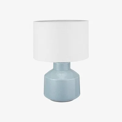 Olivia's Olivia's Nala Crackle Effect Table Lamp in Duck Egg Blue