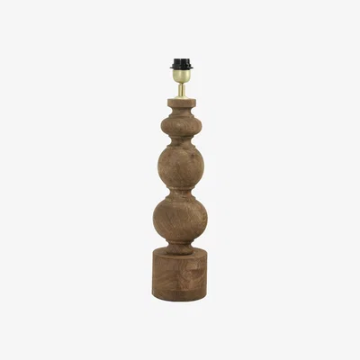 Olivia's Light & Living Radwan Table Lamp Base Dark Brown