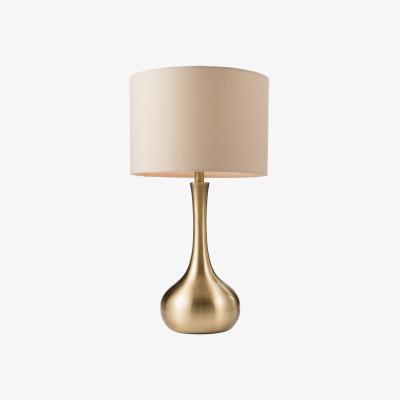 Olivia's Gallery Direct Piccadilly Table Lamp / Brass & Taupe
