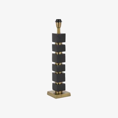Olivia's Light & Living Jysa Table Lamp Base Antique Bronze And Matt Black