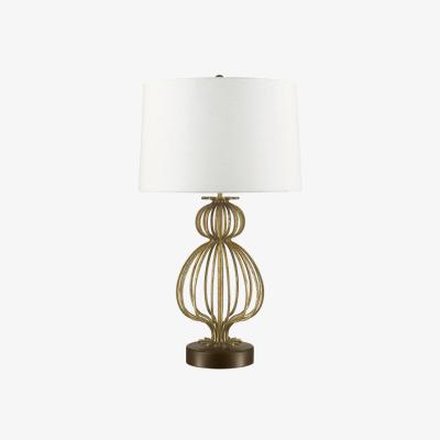 Olivia's Elstead Lafitte 1 Light Table Lamp Distressed Gold