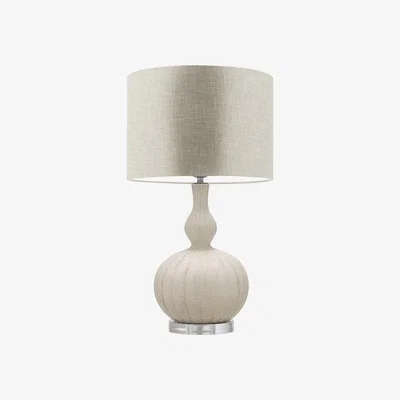 Olivia's Heathfield & Co Celine Natural Creme Table Lamp