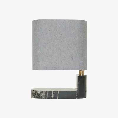 Olivia's Mindy Brownes Evette Table Lamp in Black And Grey