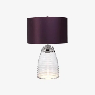 Olivia's Quintessentiale Milne Aubergine Table Lamp