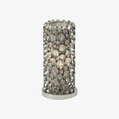 Olivia's Libra Venus Tube Table Lamp Nickel