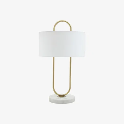 Olivia's Olivia's Nida White Marble Table Lamp