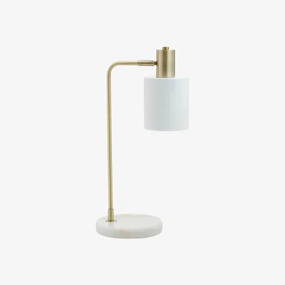 Olivia's Olivia's Neola Desk Lamp in White Marble