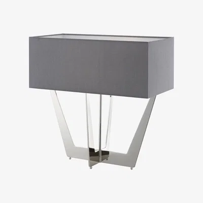 Olivia's RV Astley Carretto Silver Table Lamp | Outlet