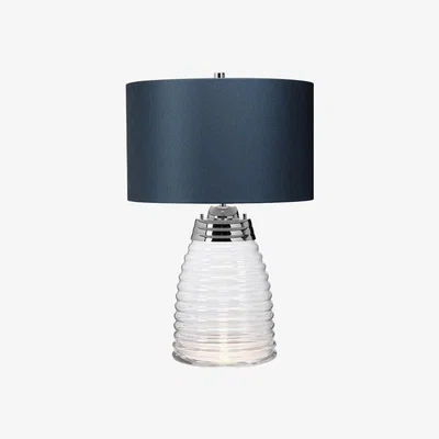 Olivia's Quintessentiale Milne Teal Table Lamp