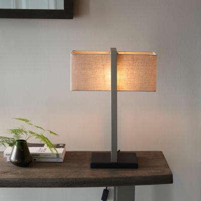Olivia's Olivia's Derby Table Lamp in Satin Nickle