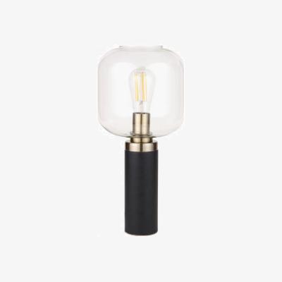 Olivia's Olivia's Arna Black Metal & Glass Table Lamp
