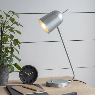 Olivia's Garden Trading Westminster Desk Lamp in Steel