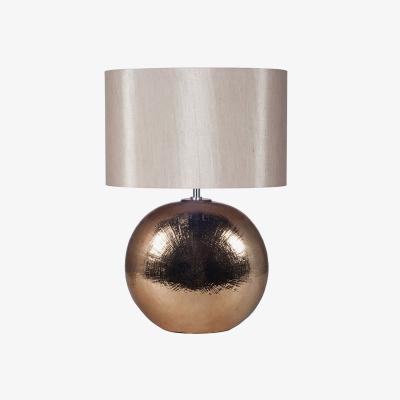 Olivia's Olivia's Vera Textured Ceramic Table Lamp in Bronze