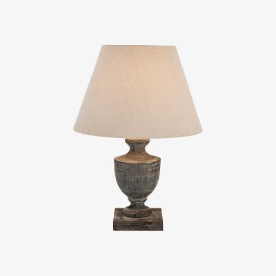 Olivia's Hill Interiors Incia Urn Wooden Table Lamp