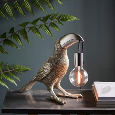 Olivia's Olivia's Henley Toucan Table Lamp in Silver