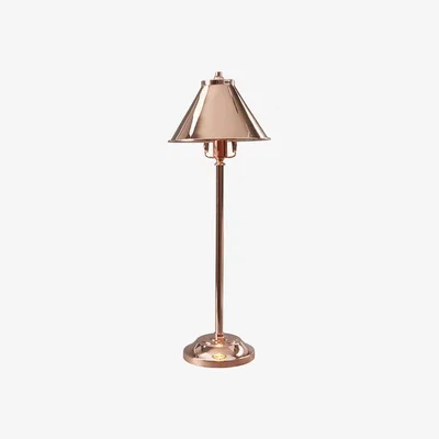 Olivia's Elstead Provence Stick 1 Light Table Lamp Polished Copper