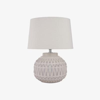 Olivia's Olivia's Arnia Texture Ceramic Table Lamp in Warm White