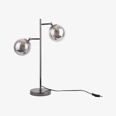 Olivia's Present Time Shimmer Table Lamp Grey